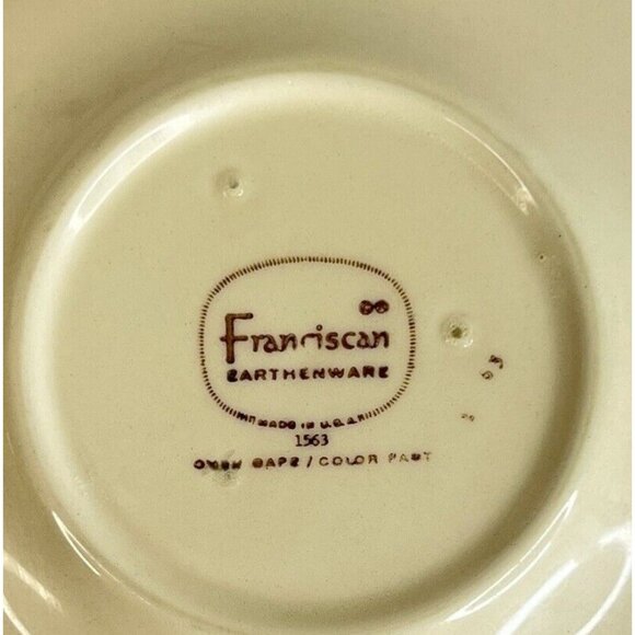 3 Franciscan Apple Bread and Butter Plates 6 3/8 Inch Mark USA Set Lot Vintage - Picture 8 of 8